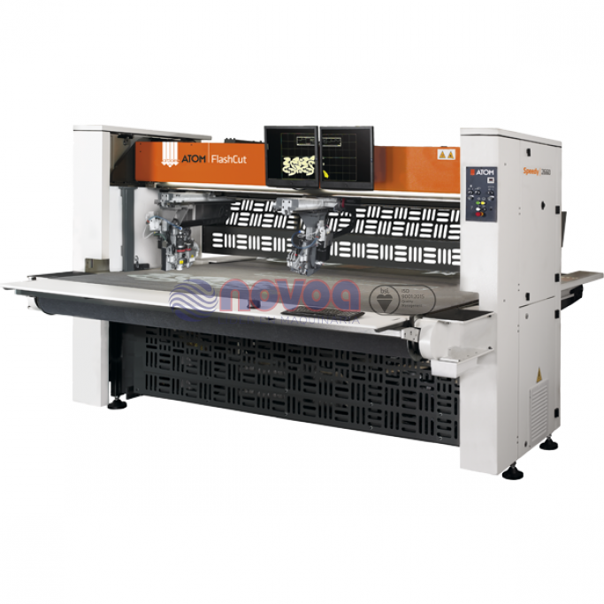 ATOM Flashcut Speedy 2660B. Sistema de corte por cuchilla oscilante.