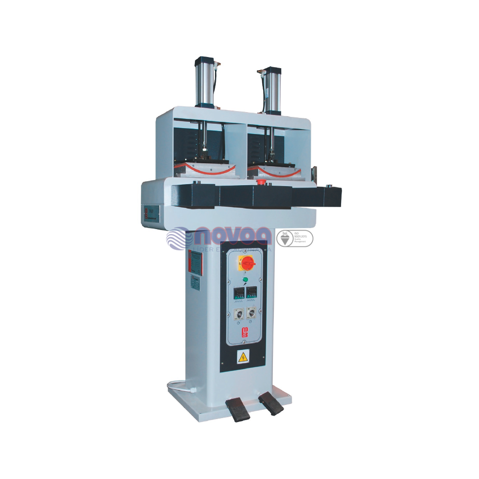 ATOM MB. Aplicadora de tope de termoplástico y conformadora de punta neumática de 2 estaciones TAP/2. 