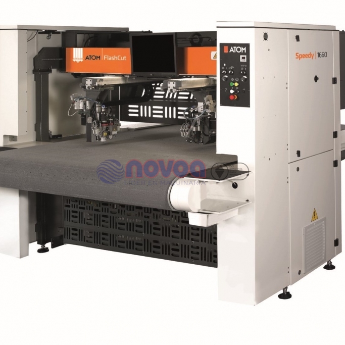 ATOM Flashcut Speedy 1660 y 2160. Sistema de corte por cuchilla oscilante de gran producción.