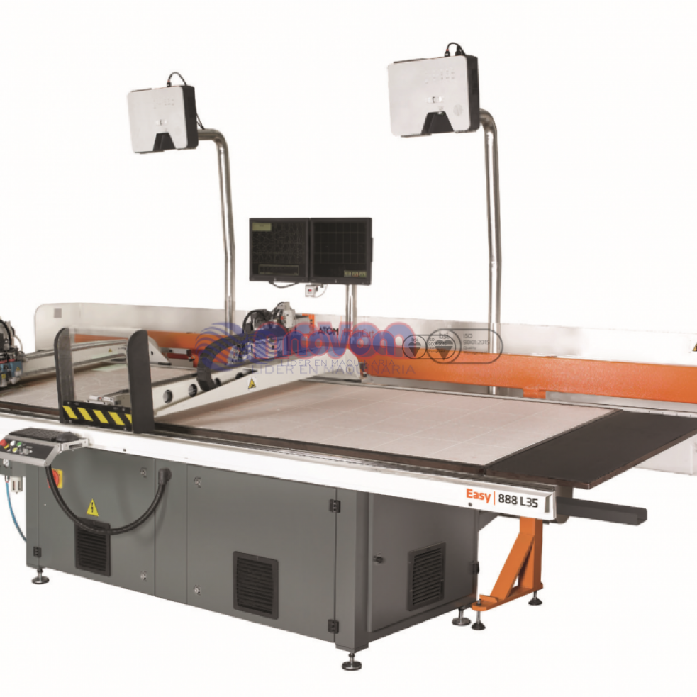 ATOM FlashCut Easy 888 L35. Sistema de corte por cuchilla oscilante.