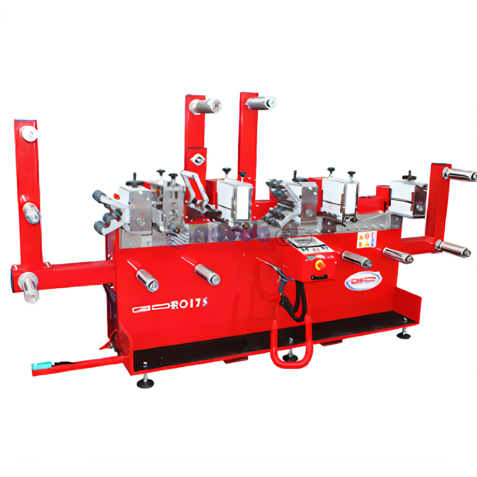 Guidolin Guirotto Serie rotativa. Mod GDRO 175.  Máquinas troqueladoras rotativas de alta velocidad. 